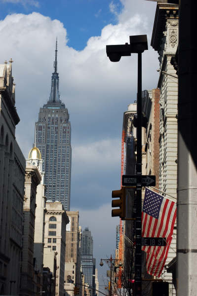 El icónico Empire State Building de la Ciudad de Nueva York (clickear para agrandar imagen)